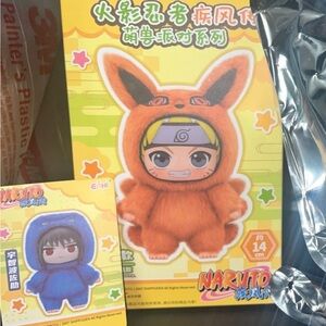 Eaki Naruto Blind Box Sasuke Vinyl Plush Keychain – Aoda Costume Naruto Labubu